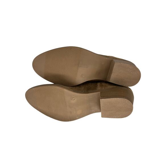 Dolcetta Brown Faux Suede sloucy Ankle Booties Boots Women's Size 9.5 - Picture 5 of 6